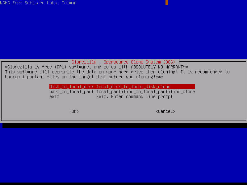 Clone Windows 11 to SSD using Clonezilla