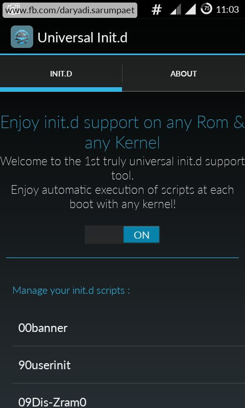 How to Enable Init.d Support on any Android phone.