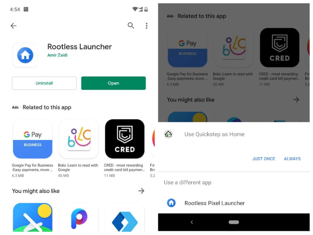 Download Rootless Pixel Launcher with Google Now for Android Devices