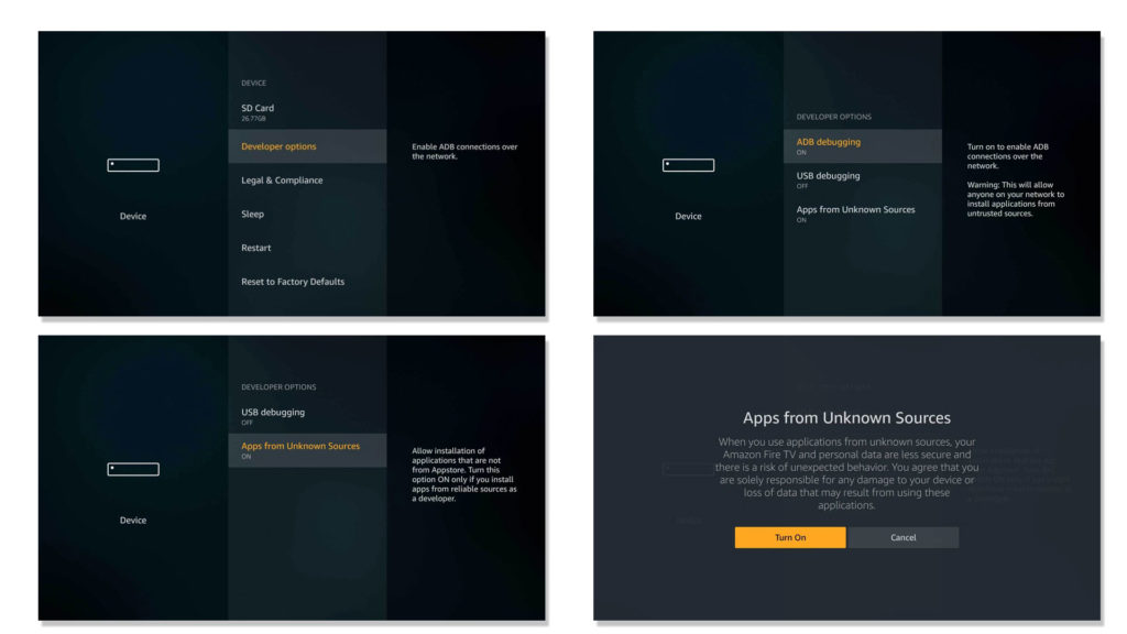 How to enable ADB Debugging and Apps from Unknown Sources in Fire TV Stick