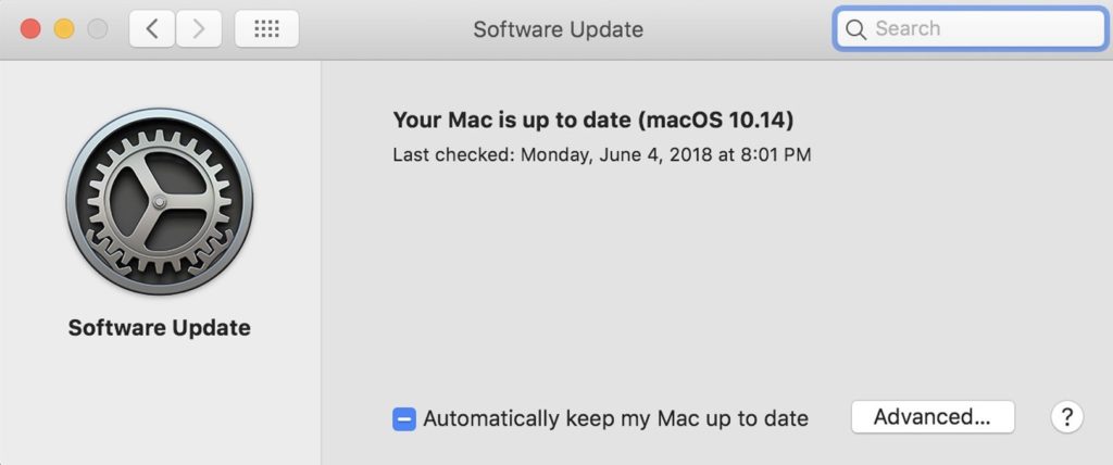 how to update mac