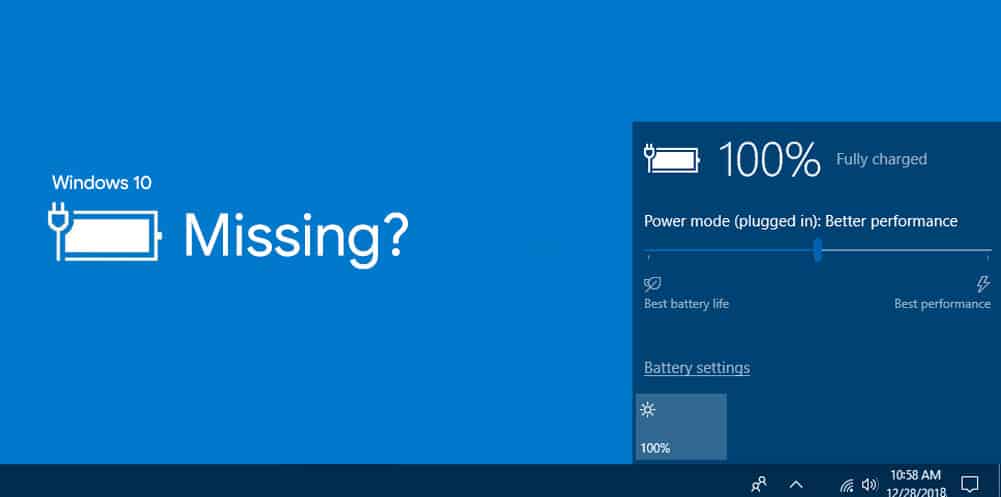 Fix Battery Icon Missing From Taskbar In Windows 10 Devsjournal