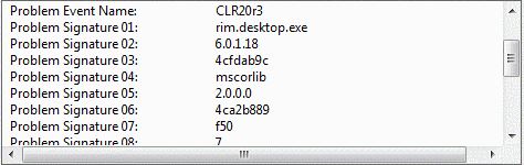 clr20r3 error windows 7