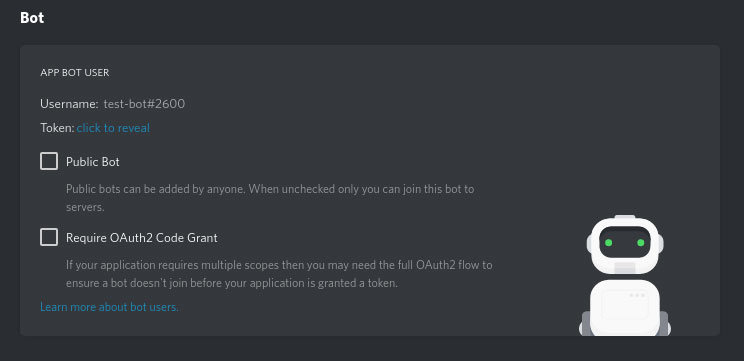 Adding the discord bot using discord tokens in server