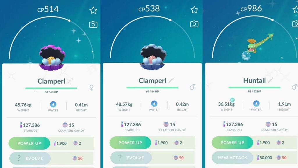 How To Evolve Clamperl In Pokemon Go