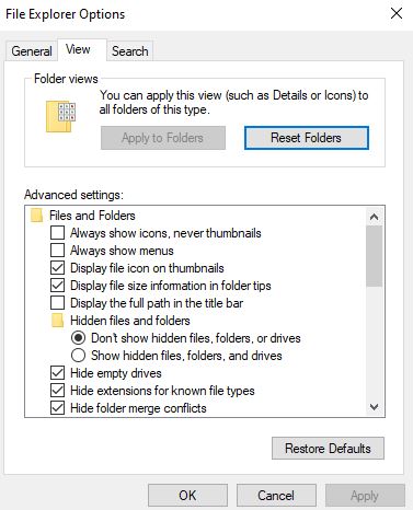 how to hide desktop.ini