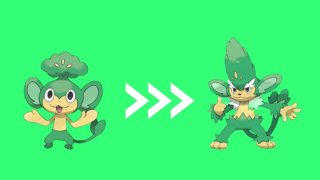 pansage evolution Unova Stone Pokemon Go