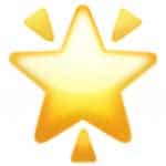 Gold Star Snapchat Emoji