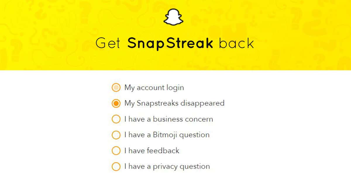 How to get Snapchat Streak back