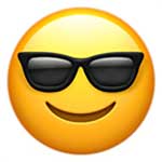 Sunglass Face Snapchat Emoji