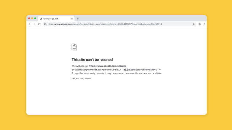 How to Fix “This site can’t be reached” Error in Chrome