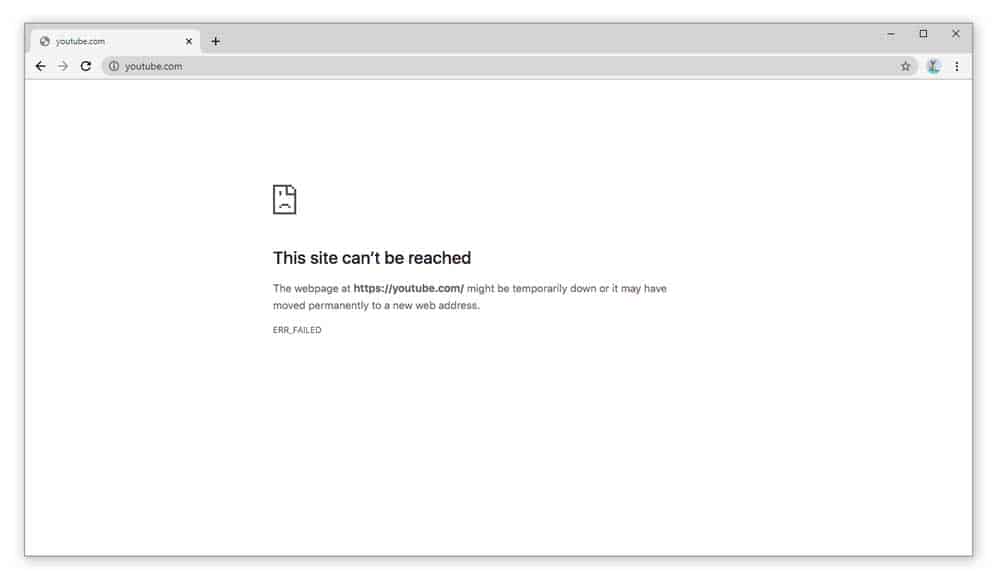 Chrome Site Cannot Be Reached Mozplace