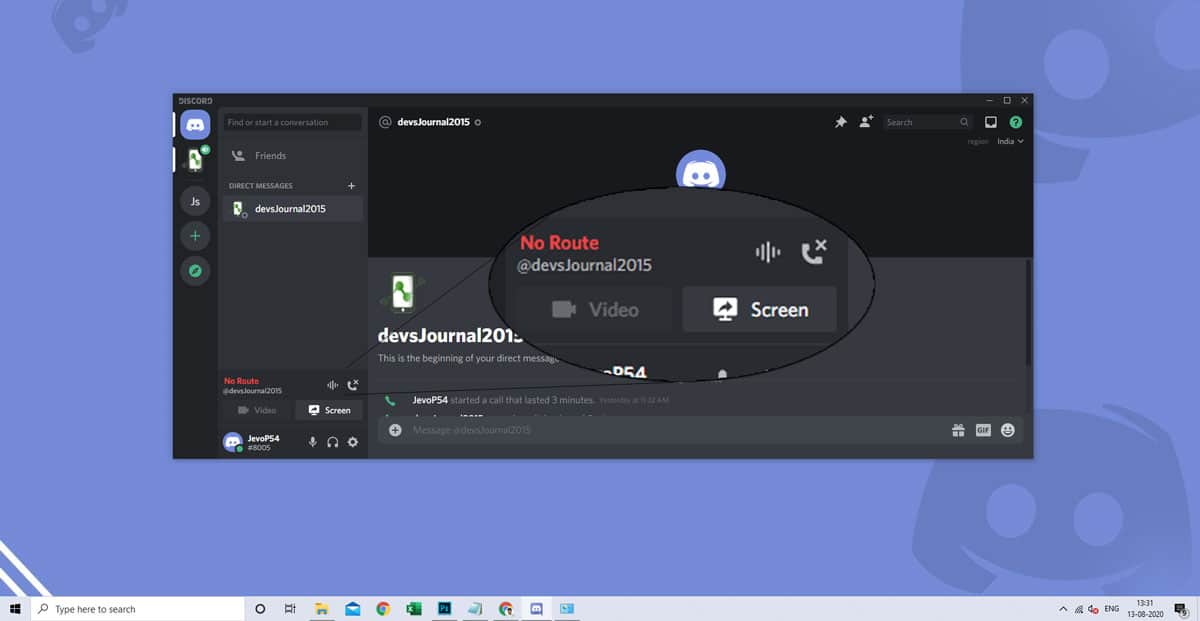 How to Fix Discord RTC Connecting No Route Error - DevsJournal