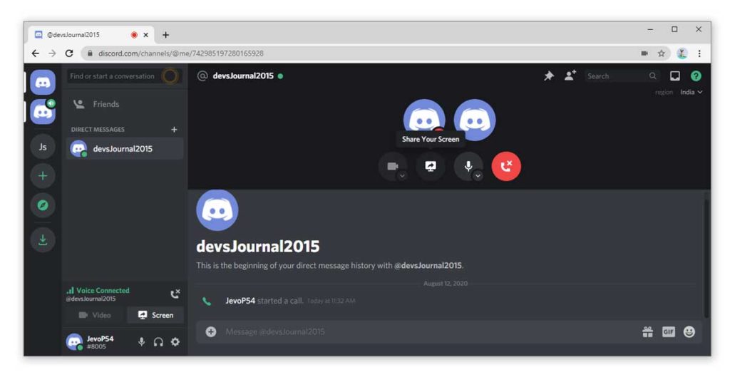 How to Screen Share in Discord Server