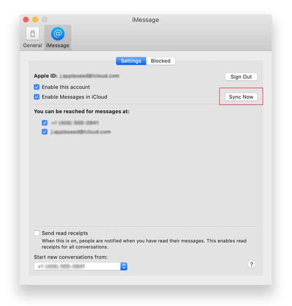 messages for mac not working