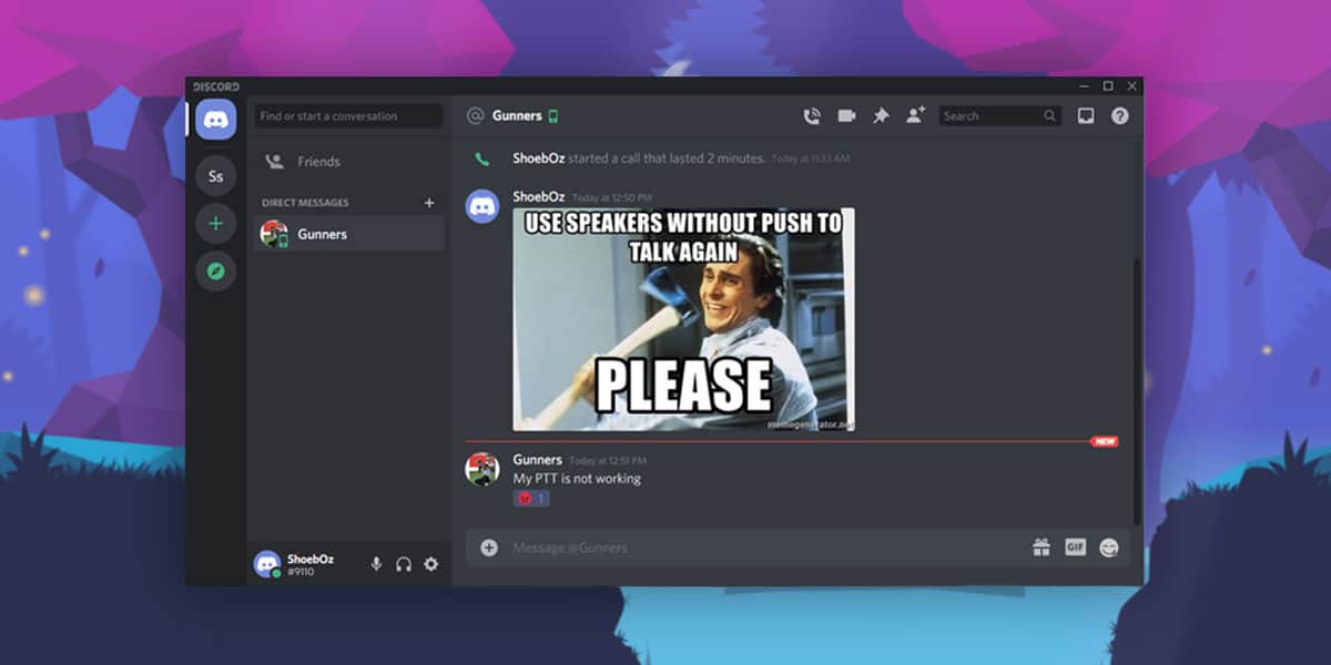 Discord Push to Talk Not Working