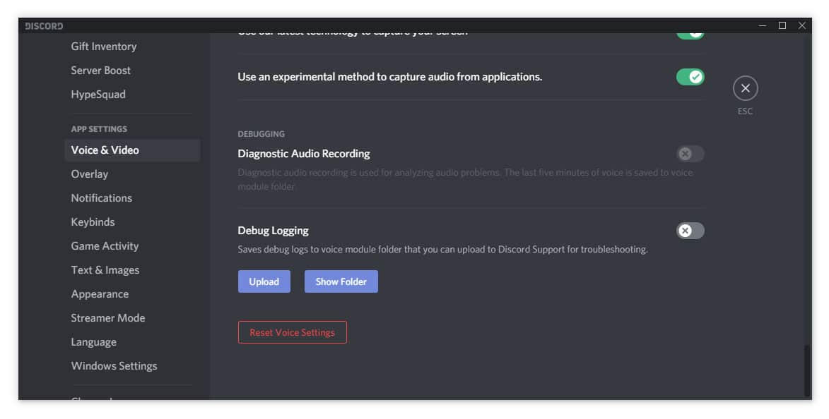 discord push to talk button not working