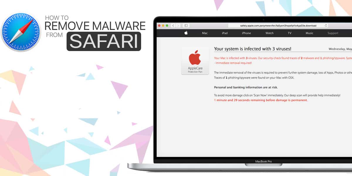 supprimer malware mac safari