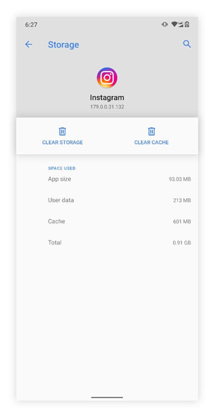 Clear Cache Data