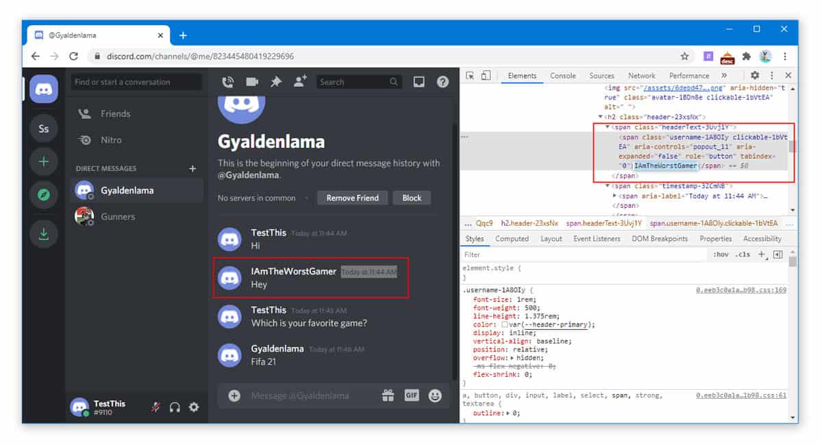 How to Fake Discord Messages Using Inspect Element - DevsJournal