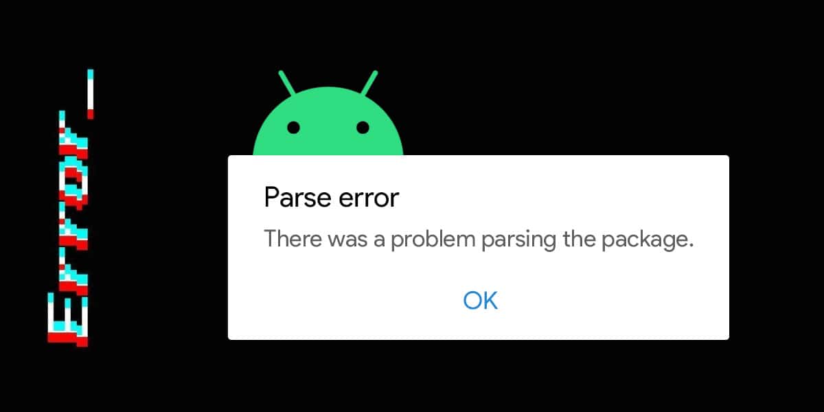 Parse Error: There was a problem parsing the package