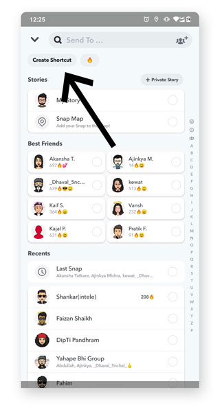 how to make a shortcut on snapchat for group of friends devsjournal