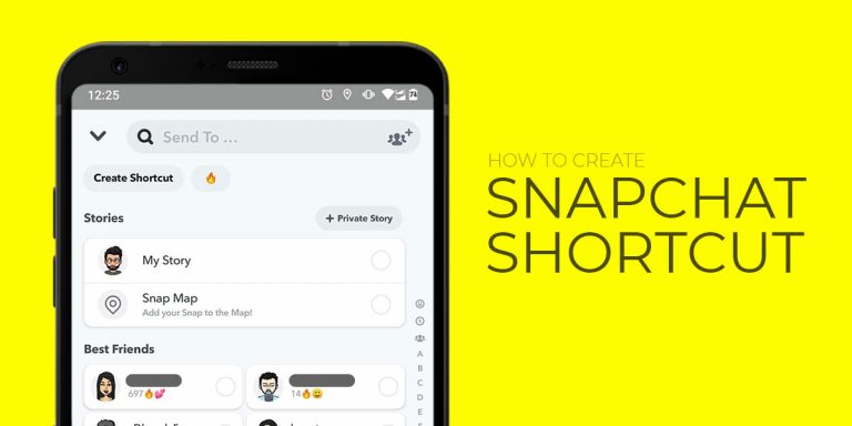 How to Make a Shortcut on Snapchat for Group of Friends