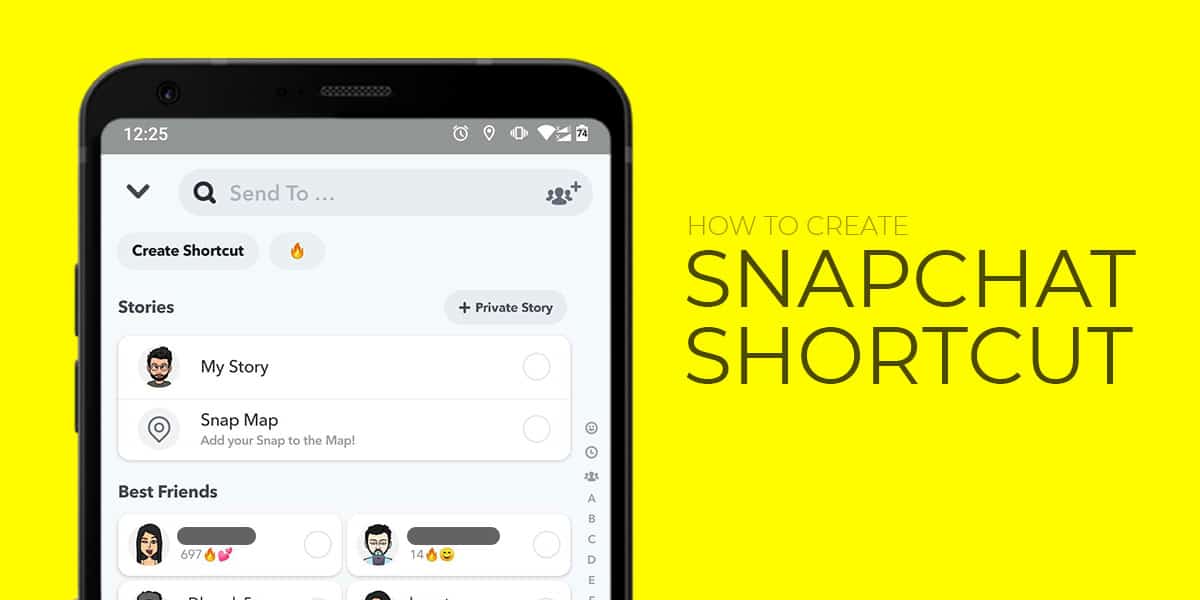 How to Make a Shortcut on Snapchat for Group of Friends - DevsJournal
