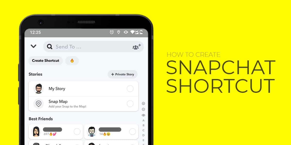 how to make a shortcut on snapchat for group of friends devsjournal