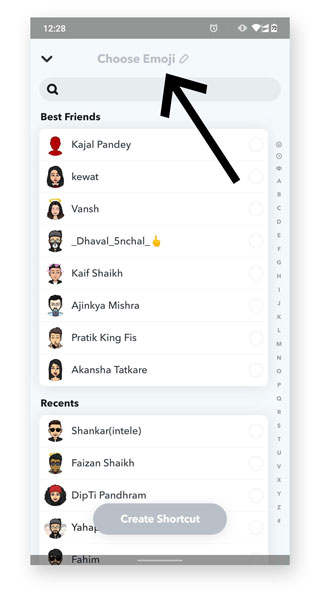 How to Make a Shortcut on Snapchat for Group of Friends - DevsJournal