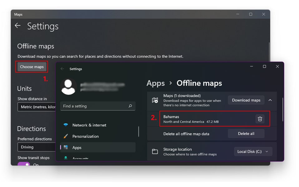 How To Access Offline Maps On Windows 11