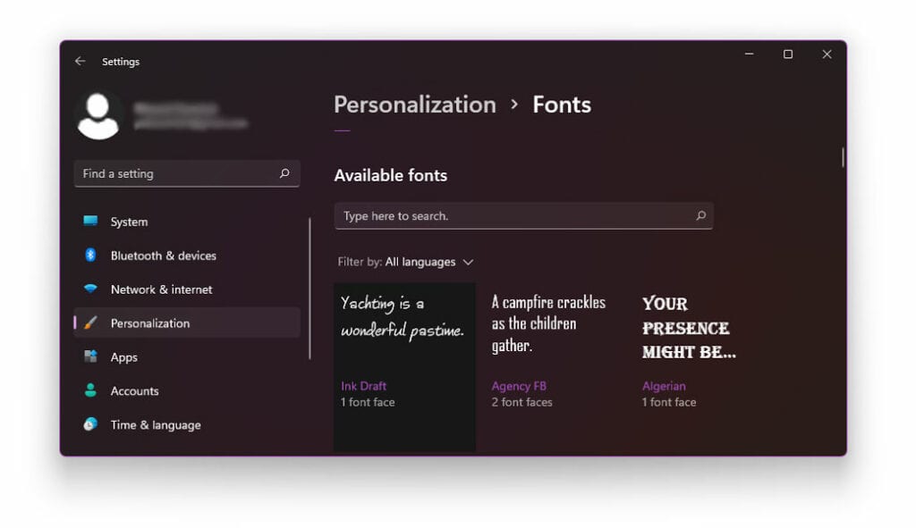 How To Change The Font In Windows 11