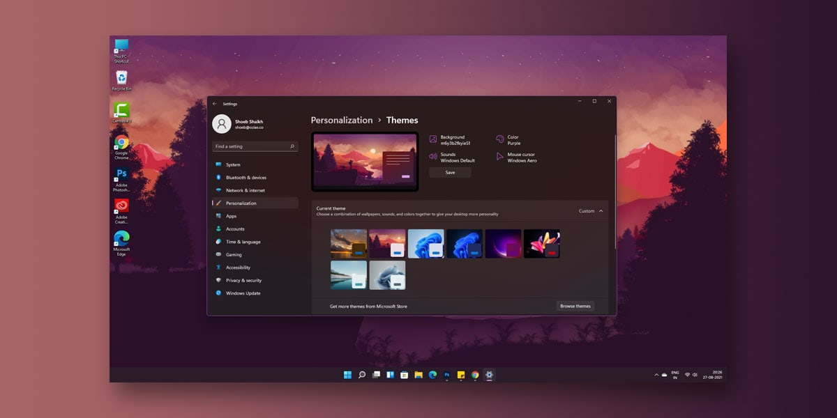 How To Create Themes in Windows 11