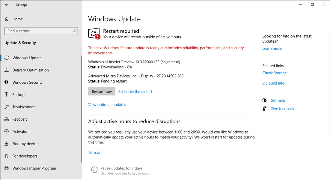 download windows 11 via windows update