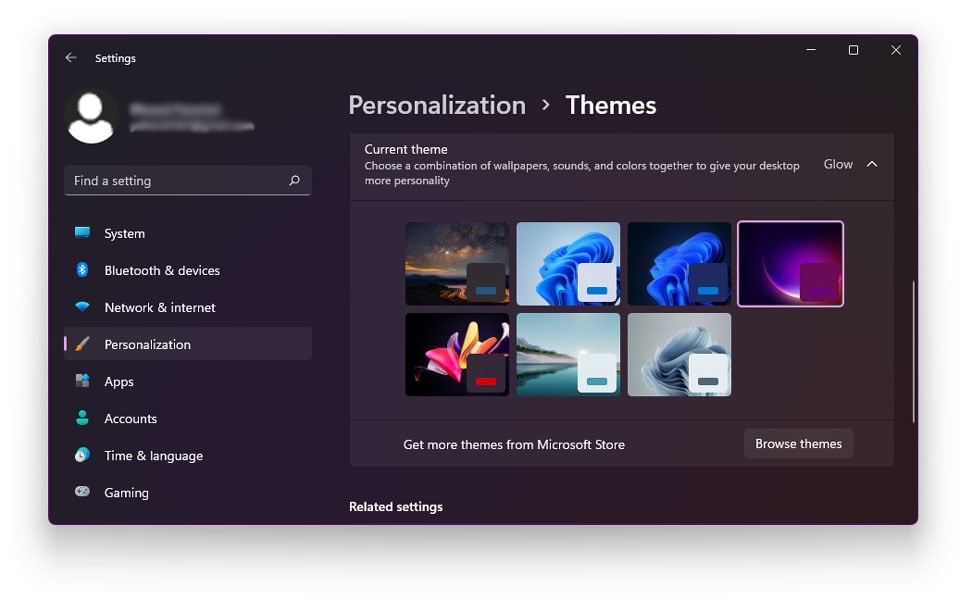 Install Themes From Microsoft Store