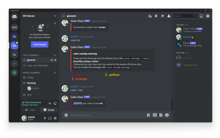 How to Change Name Color in Discord Based on Roles - DevsJournal