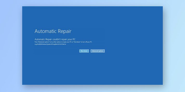 How to Fix Automatic Repair Loop in Windows 11