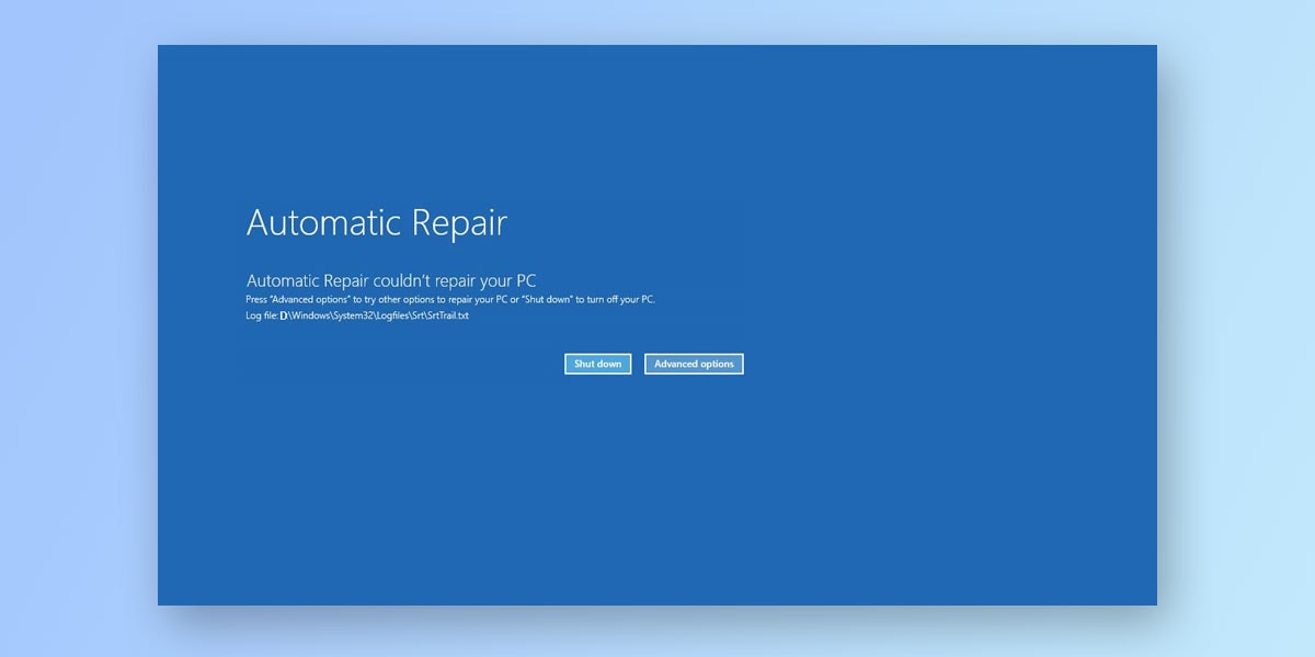 Automatic Repair Loop in Windows 11