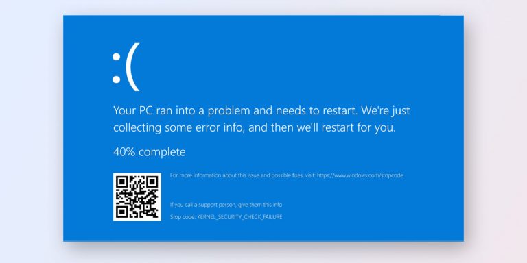 Fix: Kernel Security Check Failure BSOD in Windows 11