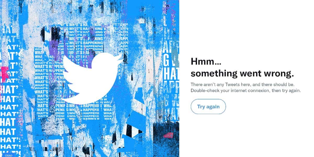 How to Fix Twitter "Something went wrong" Error - DevsJournal