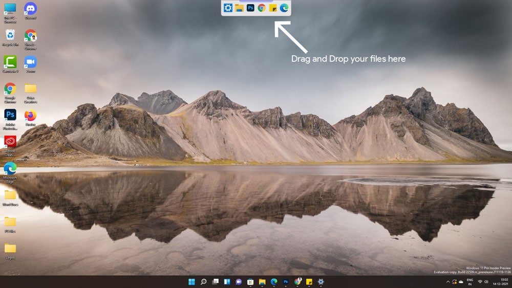 Drag and Drop Toolbar for Windows 11