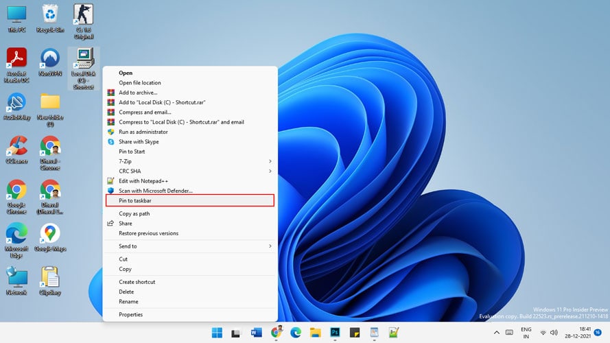 How to Pin Drive to Taskbar in Windows 11