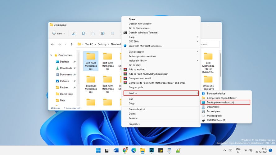 How to Pin Folders to Taskbar in Windows 11