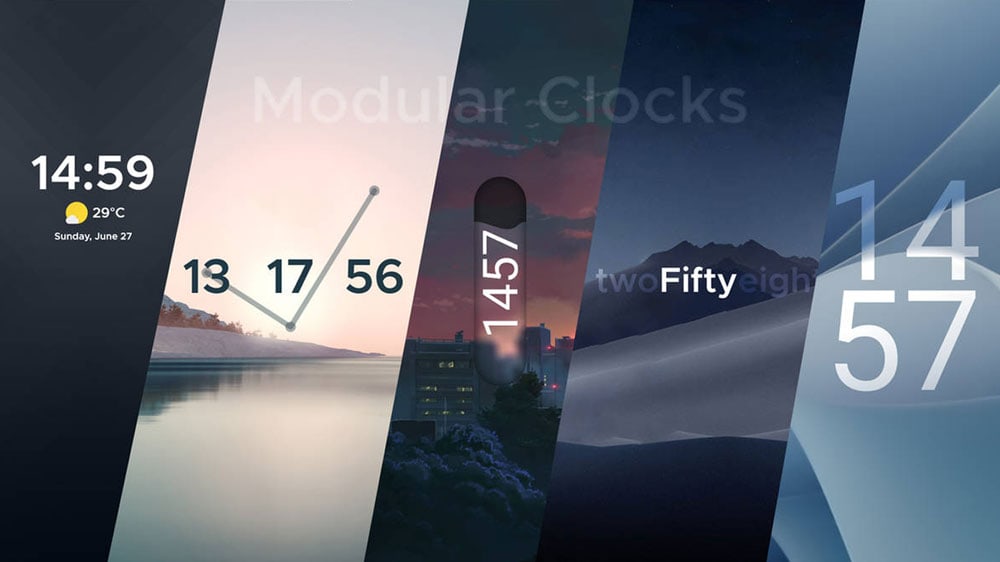 Modular Clocks - Best Rainmeter Skins for Windows 11 and 10