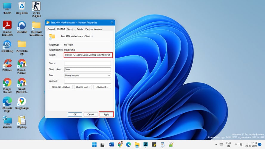 How to Pin Folders to Taskbar in Windows 11