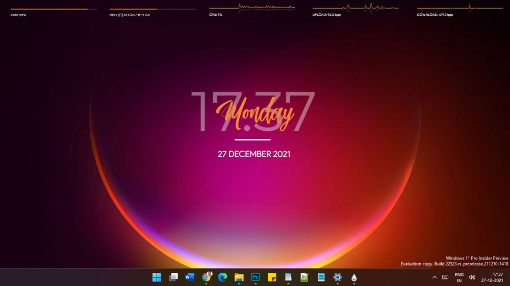 Robik - Best Rainmeter Skins for Windows 11 and 10