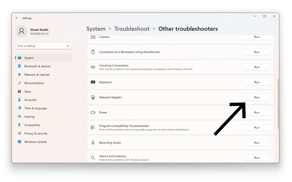 windows 11 no network adapters