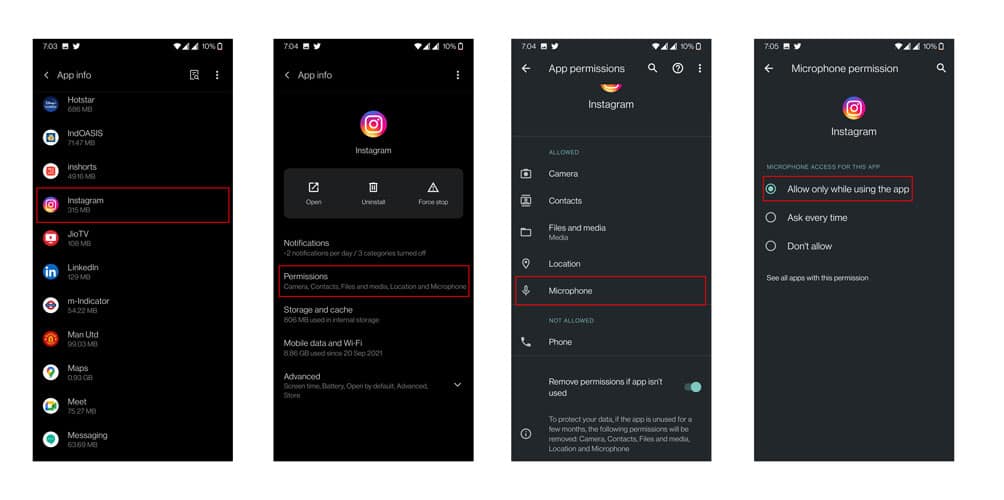 Enable App Permissions in Android