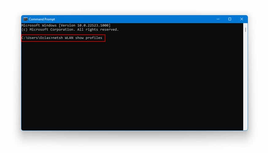 How to View WiFi Password in Windows 11 using Command Prompt