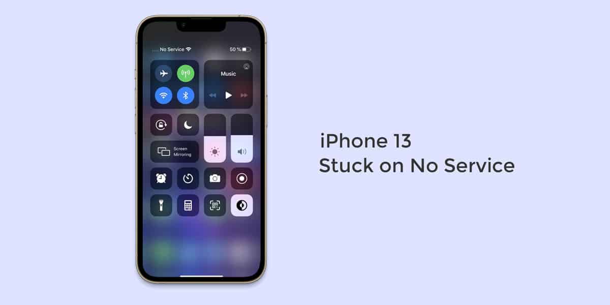 how to fix no service on iphone 13 pro